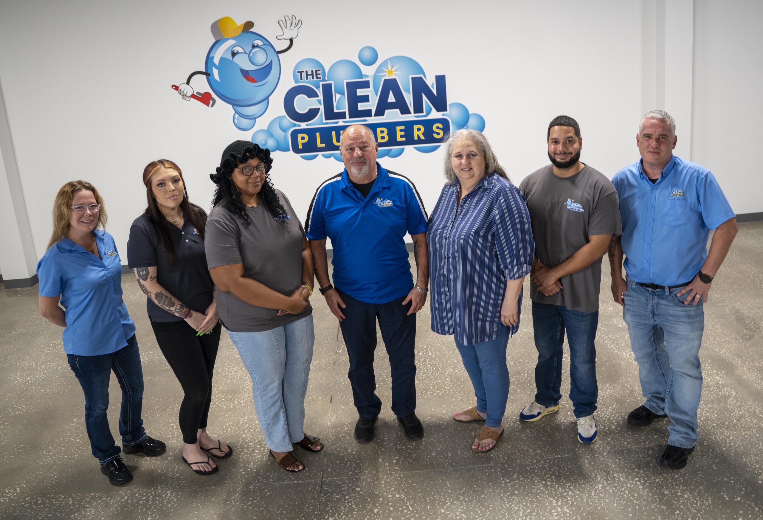 The Clean Plumbers team