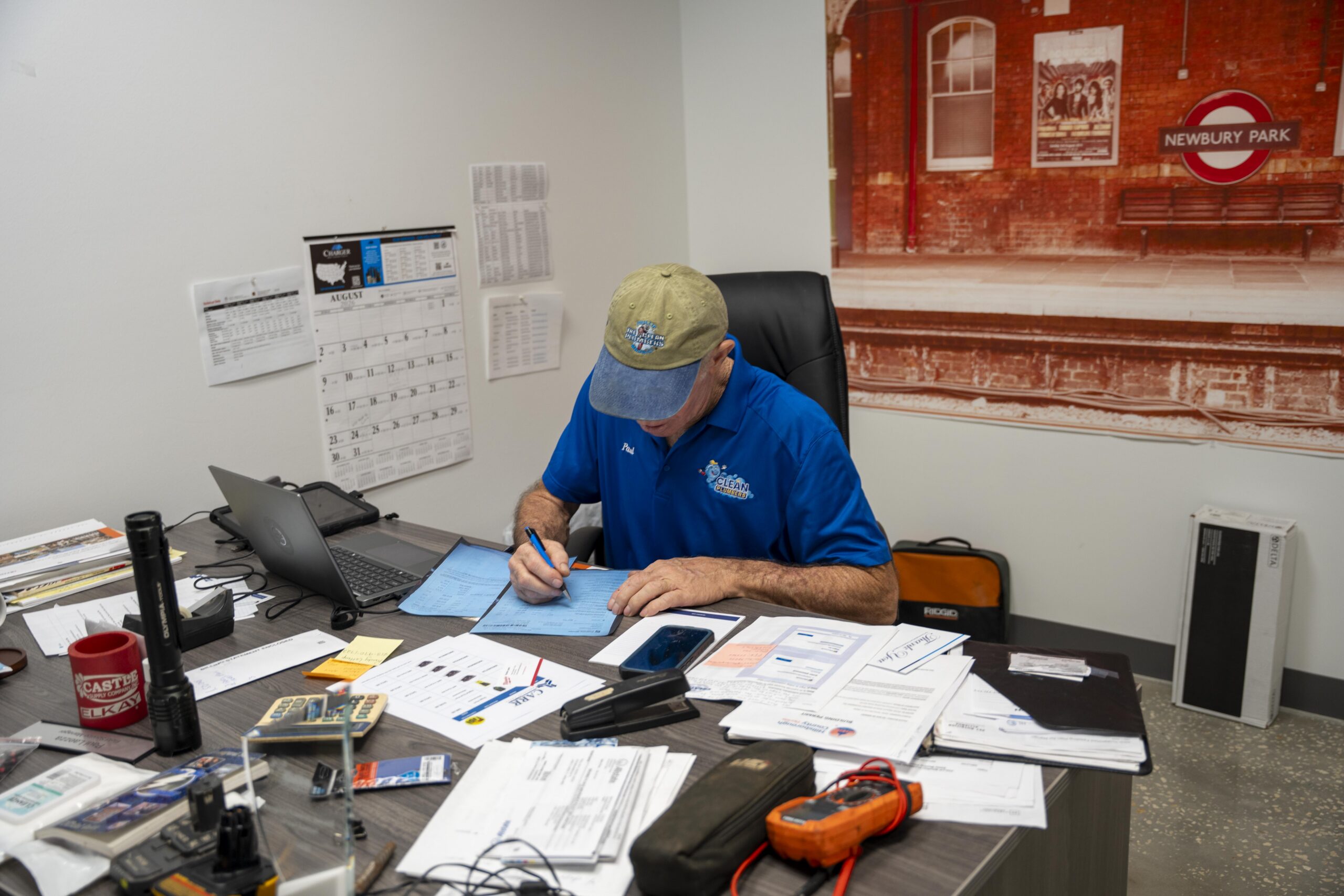 The Clean Plumbers plumbing service team